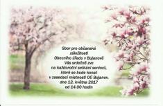 Setkání seniorů 12.5.2017